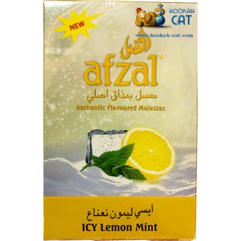 Табак для кальяна Afzal Icy Lemon Mint (Афзал Ледяной Лимон с Мятой) 40г Акцизный